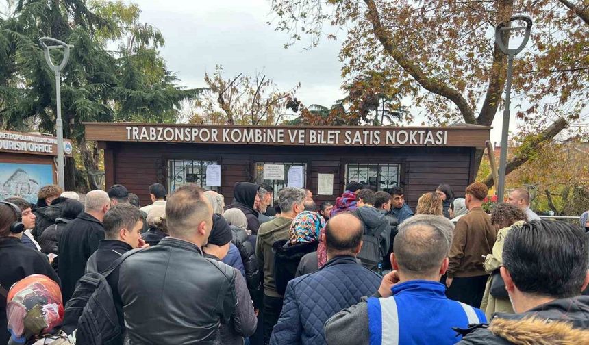 Trabzonspor’da Beşiktaş maçı biletleri satışa çıktı