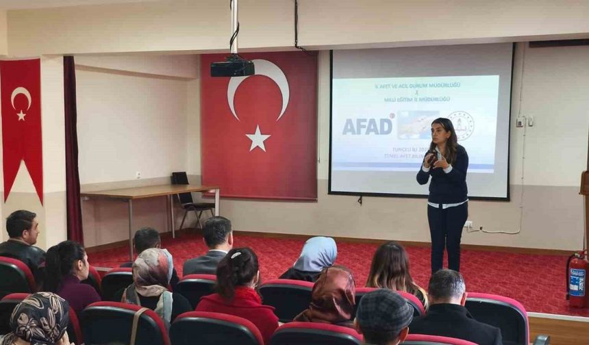 Tunceli’de afetlere karşı bilinç seferberliği