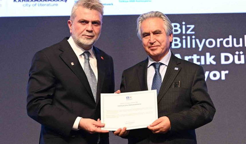 UNESCO Kahramanmaraş’ı edebiyat şehri seçti