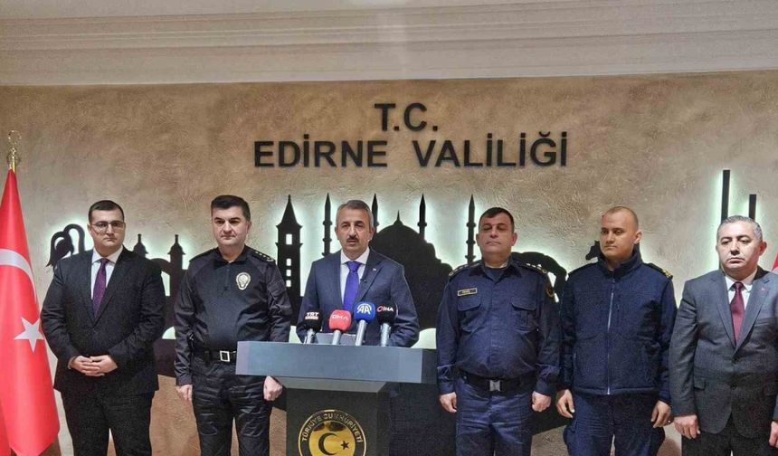 Vali Sezer: "Edirne’de 10 ayda bin 414 kişi yakalandı, motosiklet kazaları arttı"