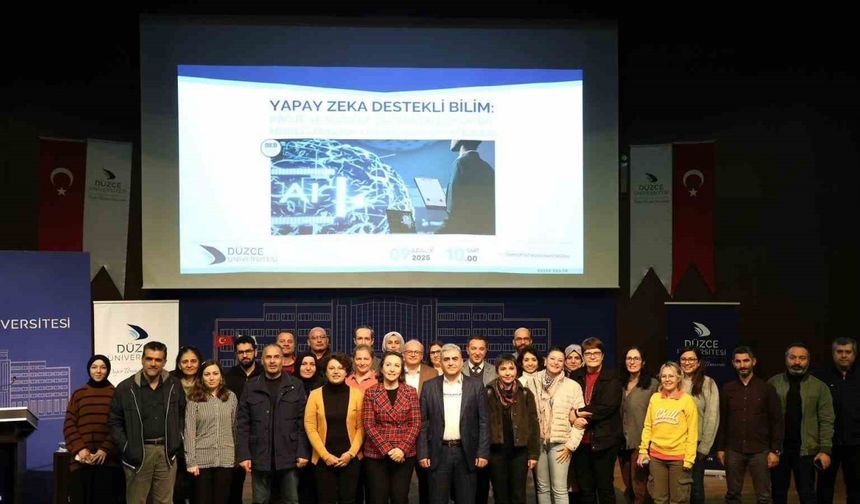 Yapay zeka destekli bilim anlatıldı
