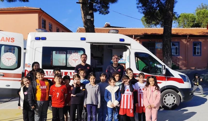Yatağan’da öğrencilere acil sağlık hizmetleri tanıtıldı