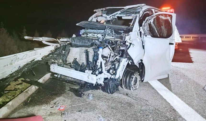 Altın yüklü zırhlı araç takla attı: 11 kilo altın sırra kadem bastı