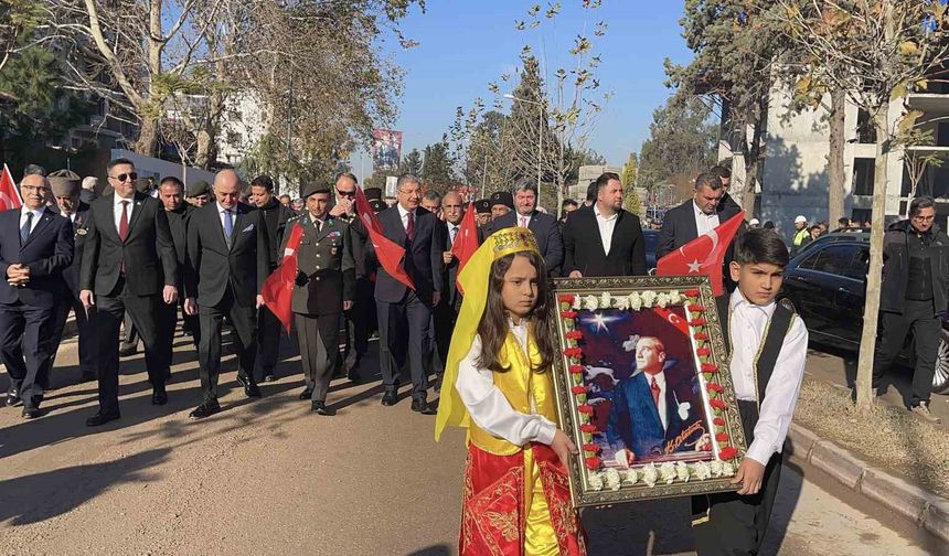 Atatürk'ün Osmaniye'ye gelişinin 101'inci yıl dönümü kutlandı