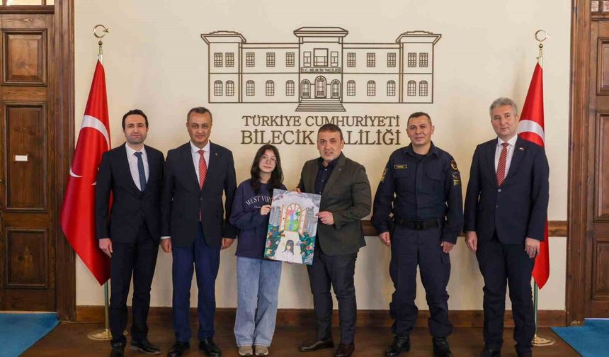 Bilecik'te 'Bilinçli Tüketici Olmak' konulu resim yarışmasında birinci oldu