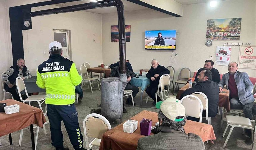 Bilecik'te köylerde trafik güvenliği eğitimi