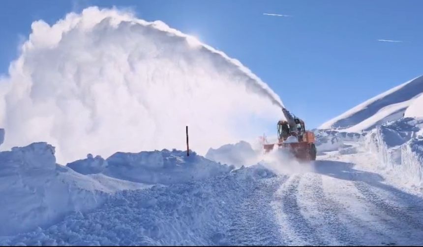 Hakkari'de karla mücadele: 294 yerleşim yerinin yolu ulaşıma açıldı