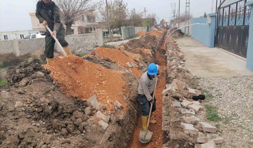 HATSU, Kazkeli Mahallesi'nde 30 yıllık içme suyu hattını yeniledi