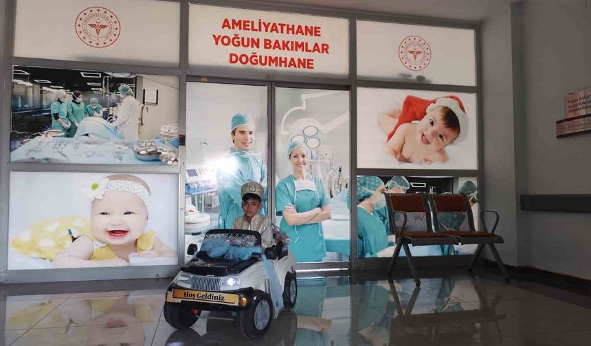 Kahta'da çocukların ameliyathaneye giden yolu oyunla başlıyor