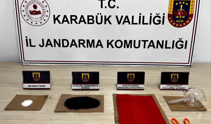 Karabük'te uyuşturucu operasyonu