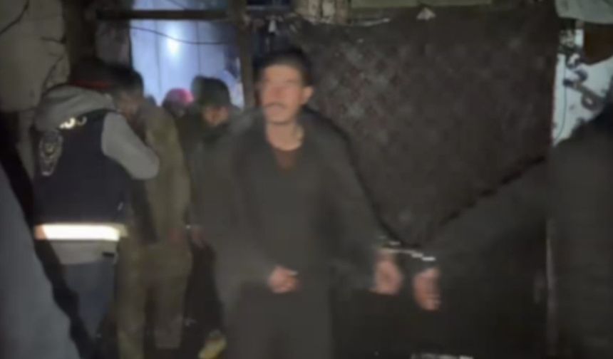 Kars'ta düzensiz göçmen operasyonu