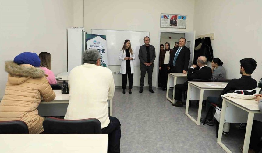 KAYMEK'te Almanca yeterlilik belgesi sahiplerini buldu