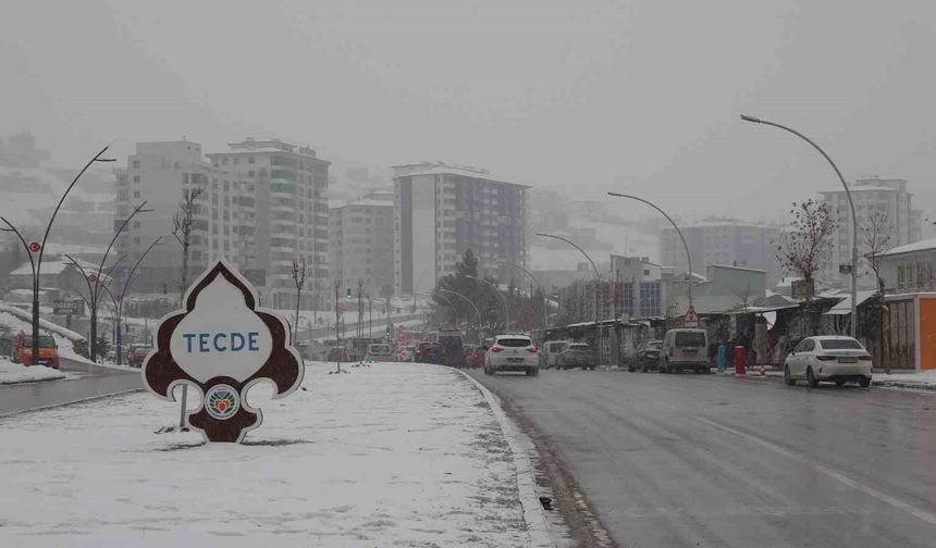 Malatya'da kar ve sis etkili oluyor