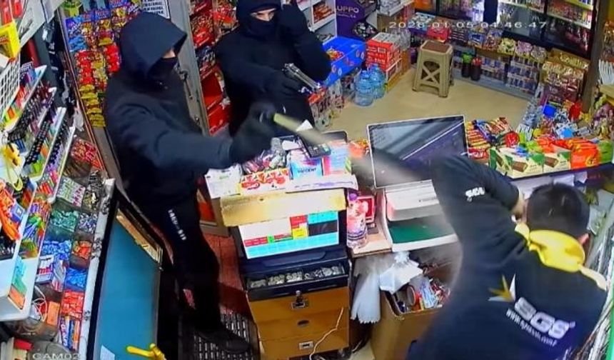 Market sahibine dehşeti yaşatan gaspçılar tutuklandı