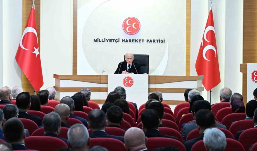MHP Genel Başkanı Bahçeli, MYK ve MDK toplantılarına başkanlık etti