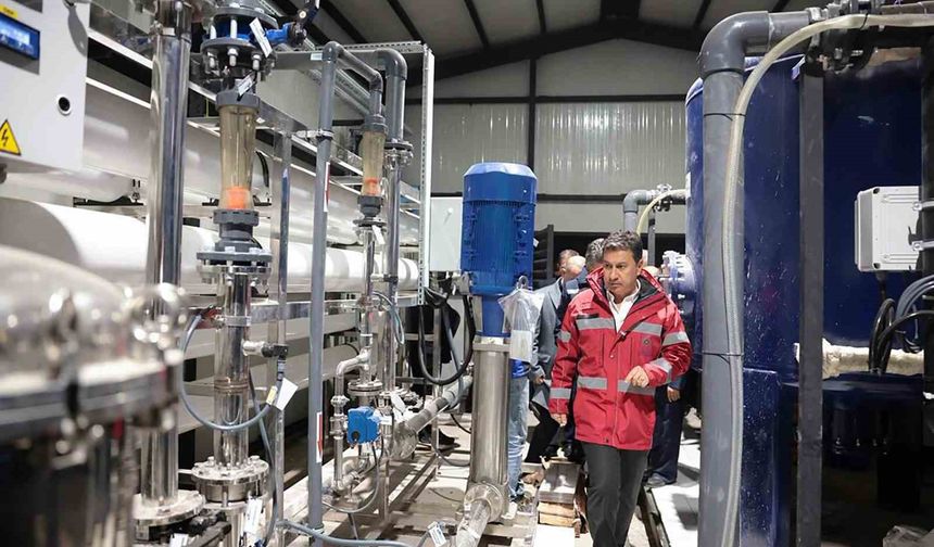 Milas Kazıklı ve Bozbük 'Tuzlu su arıtma tesisi' tamamlandı