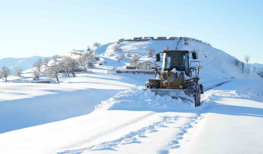 Muş'ta 181 köy yolu ulaşıma kapandı