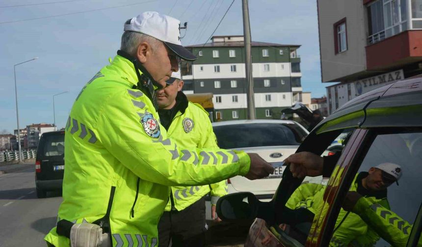 Ordu'da trafik güvenliği için denetimler sürüyor