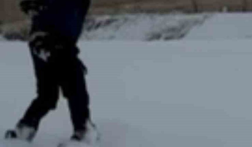 Peribacaları arasında kayak keyfi