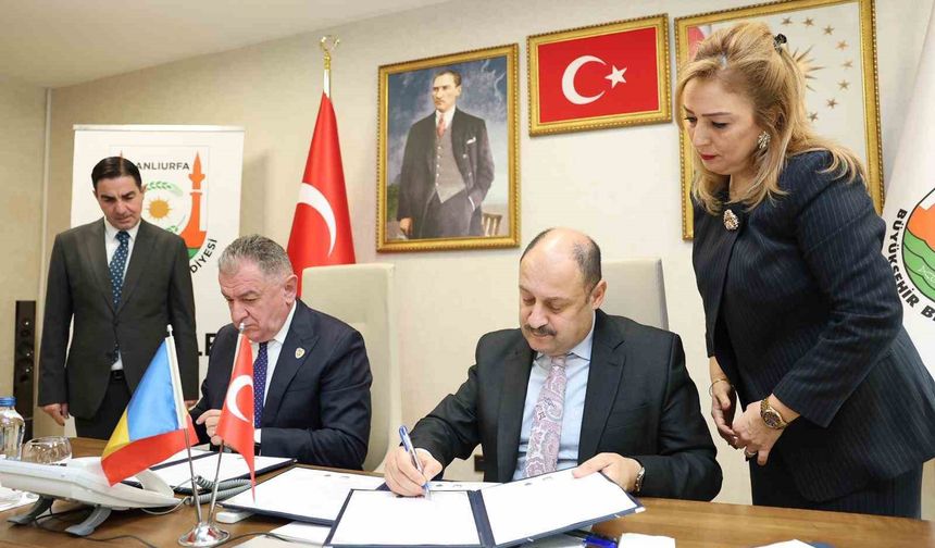 Şanlıurfa ile Romanya'nın Piteti kenti kardeş şehir oldu