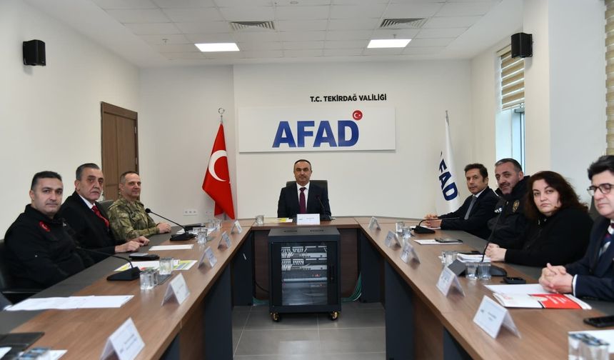 Süleymanpaşa'da AFAD ekiplerinin mahalle bazlı müdahale alanları belirlendi