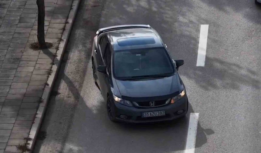 Trafik denetiminden kaçmak isteyen sürücü dronla tespit edildi: Para cezası uygulandı