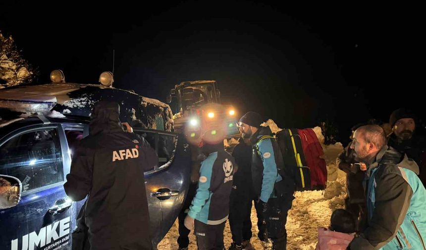 Tunceli'de kurumlar 6,5 aylık hamile kadın için seferber oldu