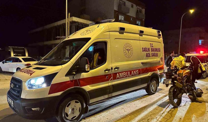 Uşak'ta motosikletin çarptığı yaya hayatını kaybetti: Kaza anı kamereda