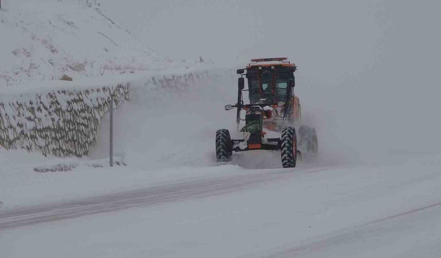Van'da kardan dolayı kapanan 287 yoldan 89'u açıldı