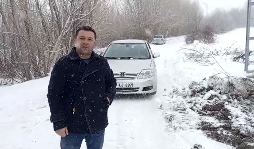 Yozgat'ta mahsur kalan araç özel idare ekiplerince kurtarıldı