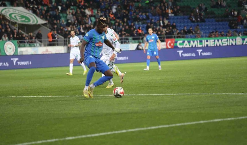 Trendyol Süper Lig: Çaykur Rizespor: 3 - Konyaspor: 2 (Maç sonucu)