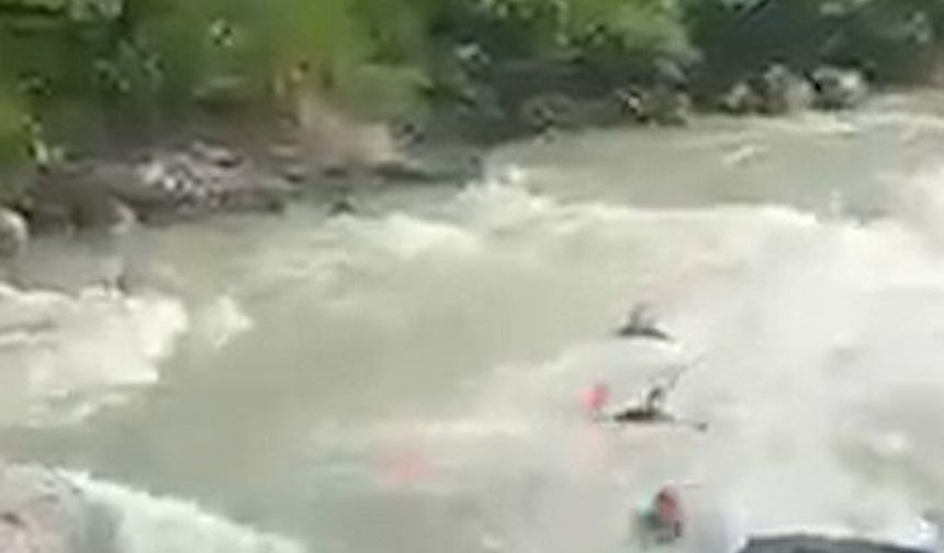Rize'de AFAD personelinin hayatını kaybettiği kazanın görüntüsü ortaya çıktı