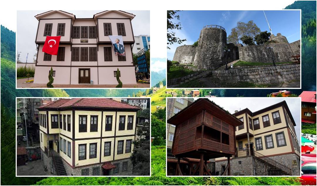 Rize'nin Tarihi Yapıları