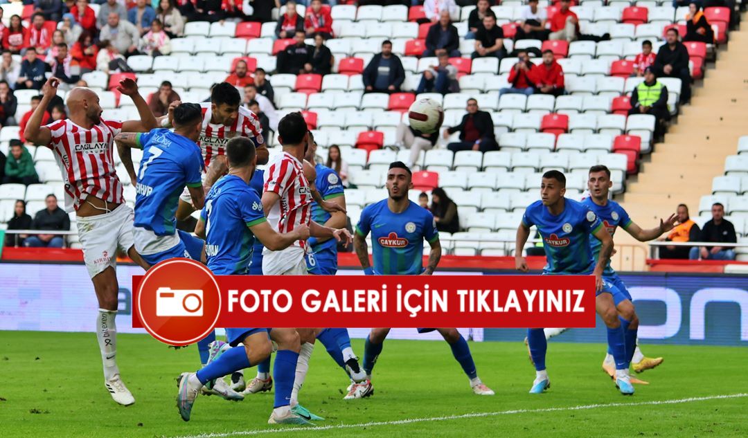 Trendyol Süper Lig’in 13. haftası karşılaşmasında Rize temsilcisi Çaykur Rizespor deplasmanda zorlu rakibi Antalyaspor ile 0-0 berabere kalarak 1 puanı hanesine yazdırdı.