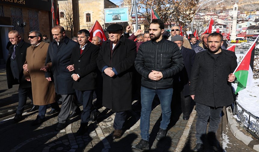 Bayburt Şehitler Ve Gazze Için Yürüdü (3)