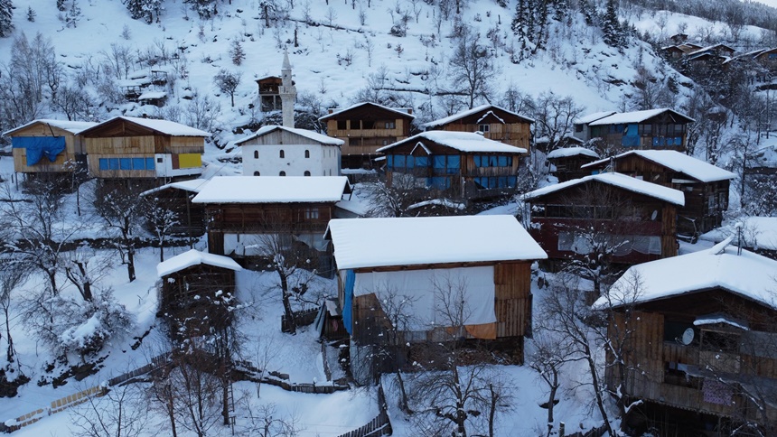 Güncel53002Artvin'de Seyri Doyumsuz Kar Manzaraları