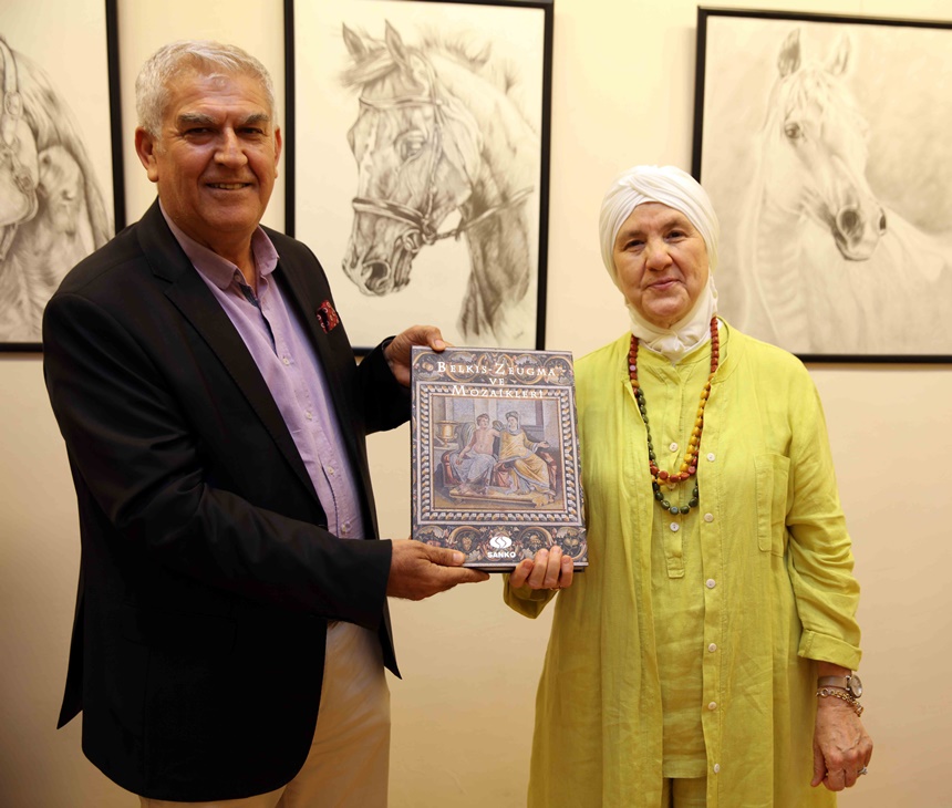 Gazi̇antep İl Kültür Ve Turi̇zm Müdür Yardimcisi Mehmet Aykanat Ressam Selva Özki̇ri̇şçi̇sanko Sanat Galerisi'nde ‘Atlar’ Temalı Resim Sergisi
